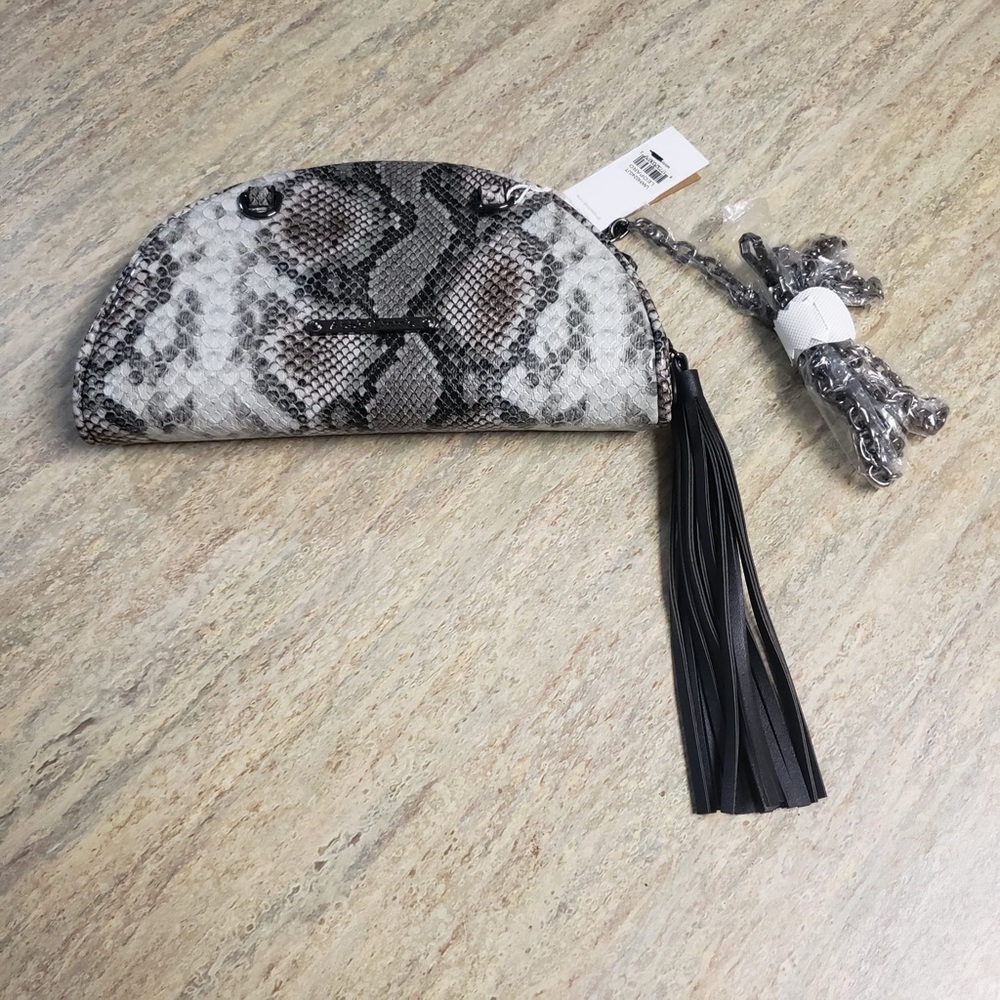 NWT Abbie and Emmie leopard skin shoulder bag